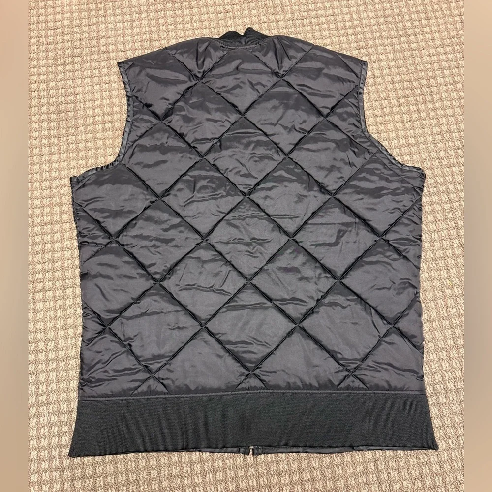 Dickies Black Diamond Quilted Vest Sz Sm Like New